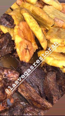 Fried beef ( Tasso beef )