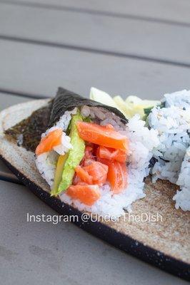 Salmon Avocado Hand Roll