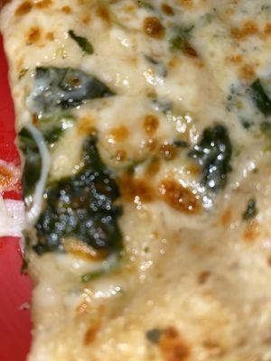 Spinach Alfredo Pizza