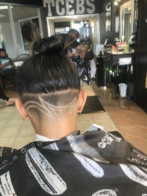 Under cut by Manuel the barber