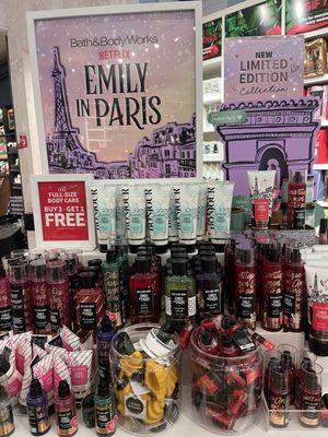 Emily in Paris fragrance display