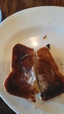 Burnt toast