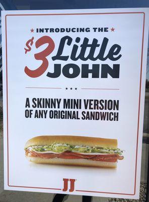 New $3 Little JOHN