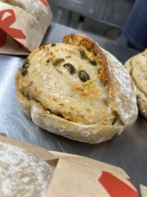 Jalapeño Cheddar Sourdough