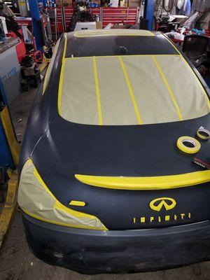 Full refinish on a q60 infinity