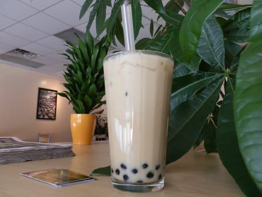 Mocha Cappuccino Boba  (love bubble tea!)