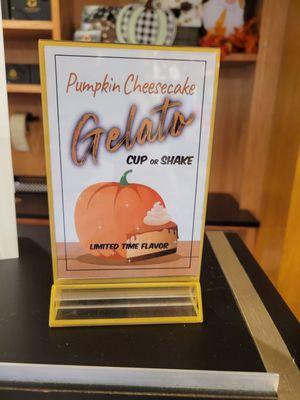 Now serving pumpkin goodness!