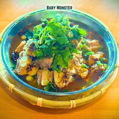 Baby Monster - Spicy Pork Bones Soup ( Leng Saeb )