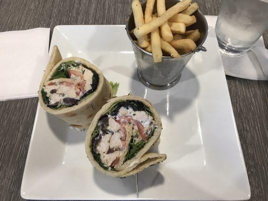 Chicken salad wrap