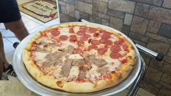 Huge pizza