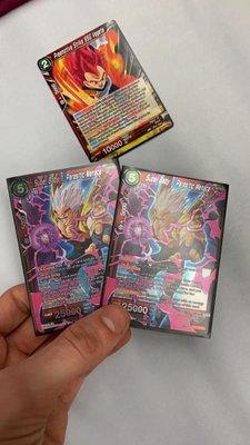 Promo tournament cards from Dragon Ball Super Card game