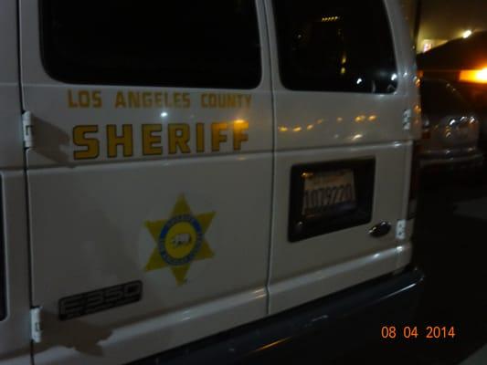 The van that hit my vehicle - in Santa Cruz (I have photos of our cars parked side by side, with meter numbers on them.