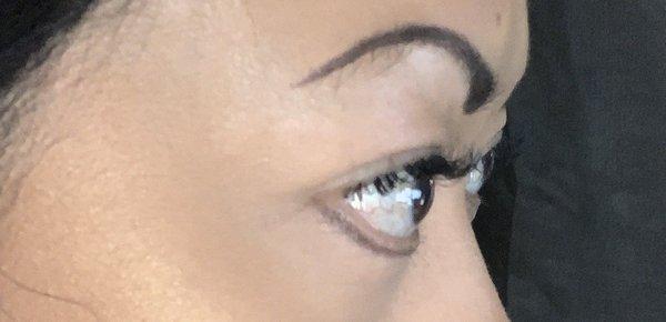 I use the shortest lashes for a natural, fuller look