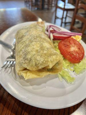 Chile relleno burrito