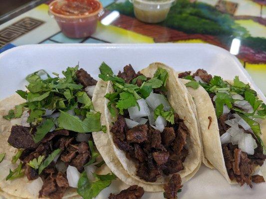 Carne tacos