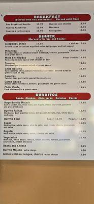 Menu prices as of September 21, 2024