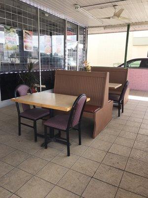 Outdoor seating