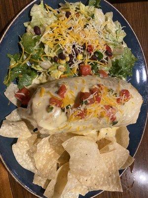 Chipotle chicken burrito