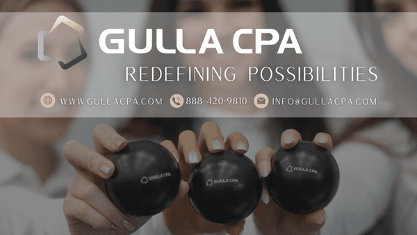 Gulla CPA is a full-service CPA firm.  We offer a broad range of
services for individuals, business owners, and independent professionals.