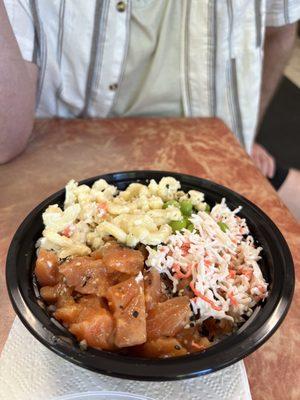 Poke Bowl with salmon