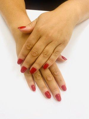 Beautiful manicure performed by Silvana.