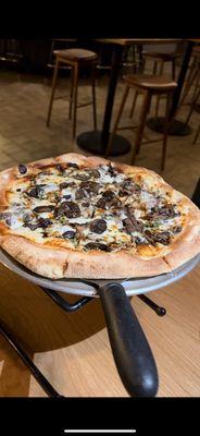 Garlic Mushroom Pizza