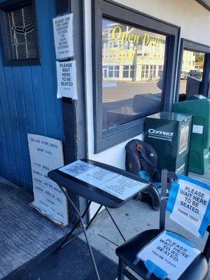 Side Entrance used for Dine-In