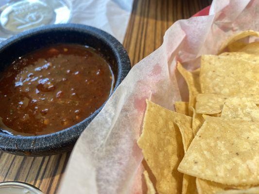 Yummy salsa& chips