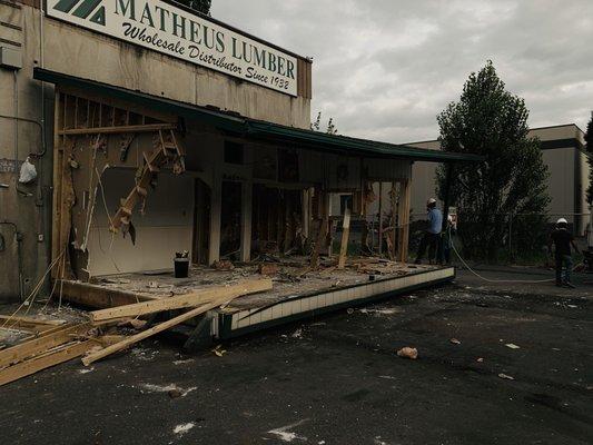 Our Demolition crews hard at work