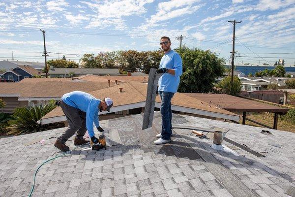 Roof Repair for Property Managment -Coastal Ga job.