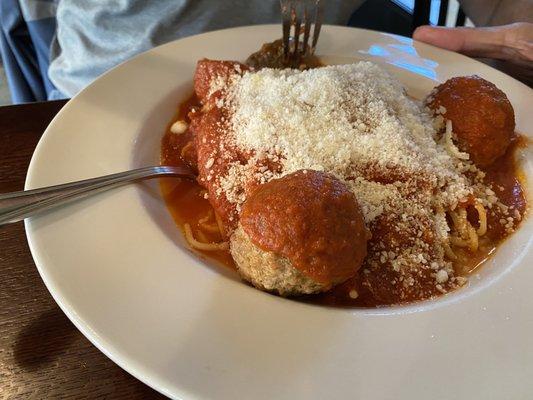 Look at the size of those meatballs!