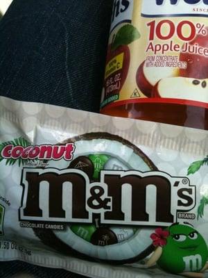 Coconut M&M's...never seen these before.