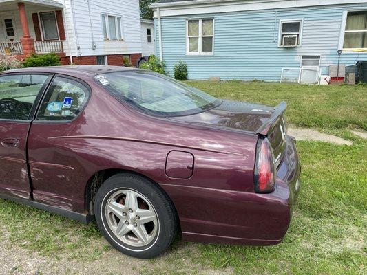 Not taken the same day, but that's my '04 Monte Carlo.