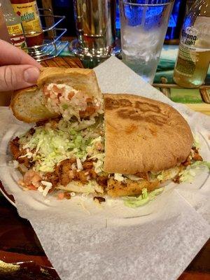 Another amazing al pastor torta! I don't think I'm capable of ordering something else :)