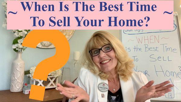 When Is The Best Time To Sell Your Home You Tube video