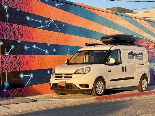 Spotted a van in South Salt Lake checking out Shades of Pale and all the fabulous murals.