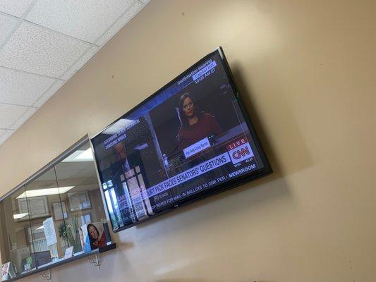 Forced to watch CNN in waiting room. Perhaps a non biased news Chanel or not news at all?