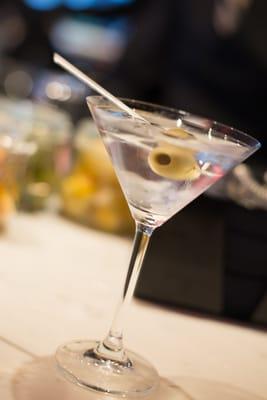 A classic Dirty Martini