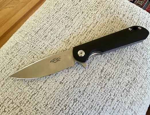 Knife from Petaluma cutlery