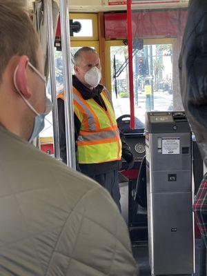 Racist New Orleans train operator