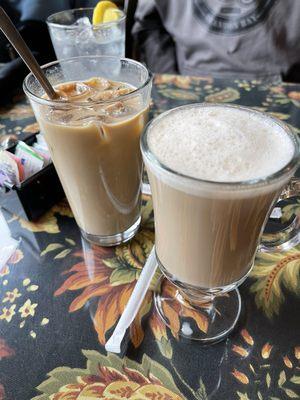 Chai latte hot and iced latte