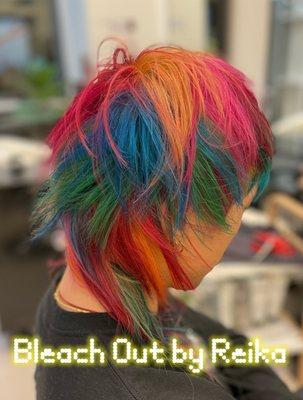 Bleach Out and Rainbow Hair by Reika Koja Williams