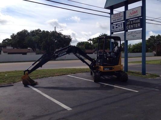 John Deere 35g Track Hoe