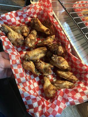 Ask about all our flavors. Bone in Wings
.79 cents on Tuesdays