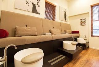 Beautiful and comfortable pedicure benches!