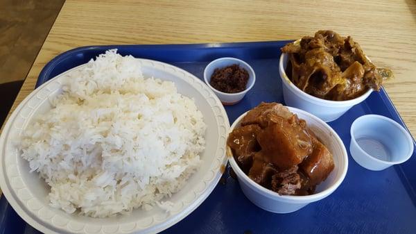 Combo! Kare kare and Lechon kawali!