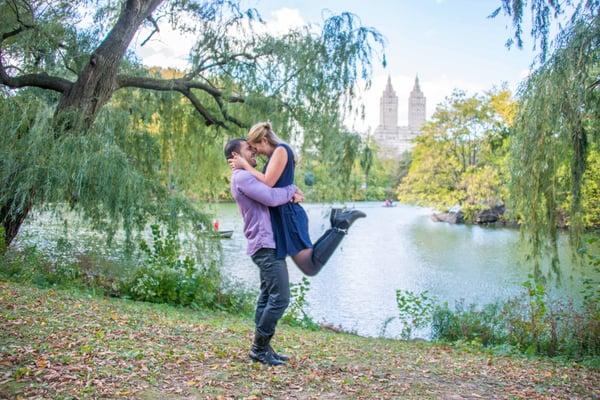 engagement photos in central park