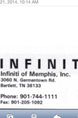 INFINITI of Memphis