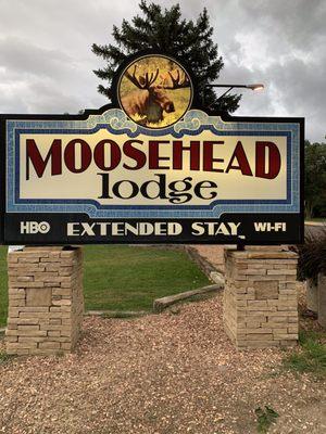 Main sign by road