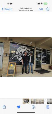 Mike and James, father, and son, Partners at The Smoke House, SLC Utah.